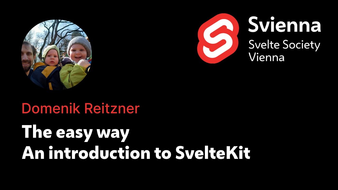header The easy way - an introduction to Sveltekit