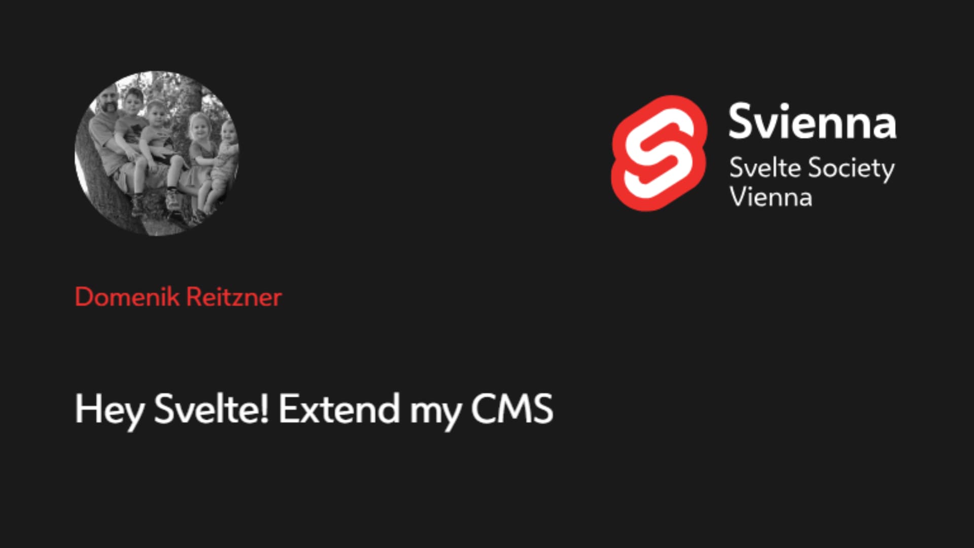 header Hey Svelte! Extend my CMS